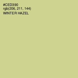 #CED390 - Winter Hazel Color Image